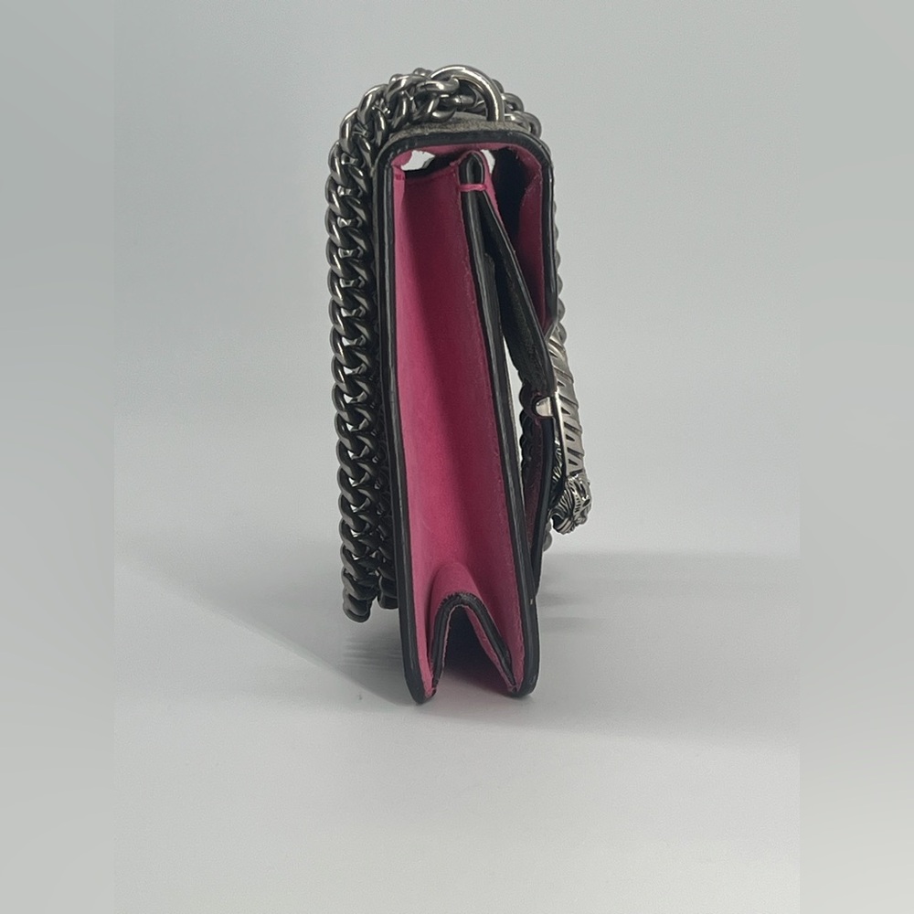 Gucci Dionysus Monogram Canvas Pink Shoulder Bag - Picture 2 of 9